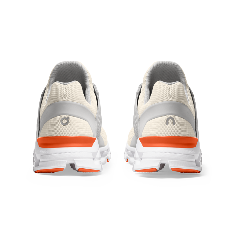 On Cloudswift Road Running Shoes - White Flame-4